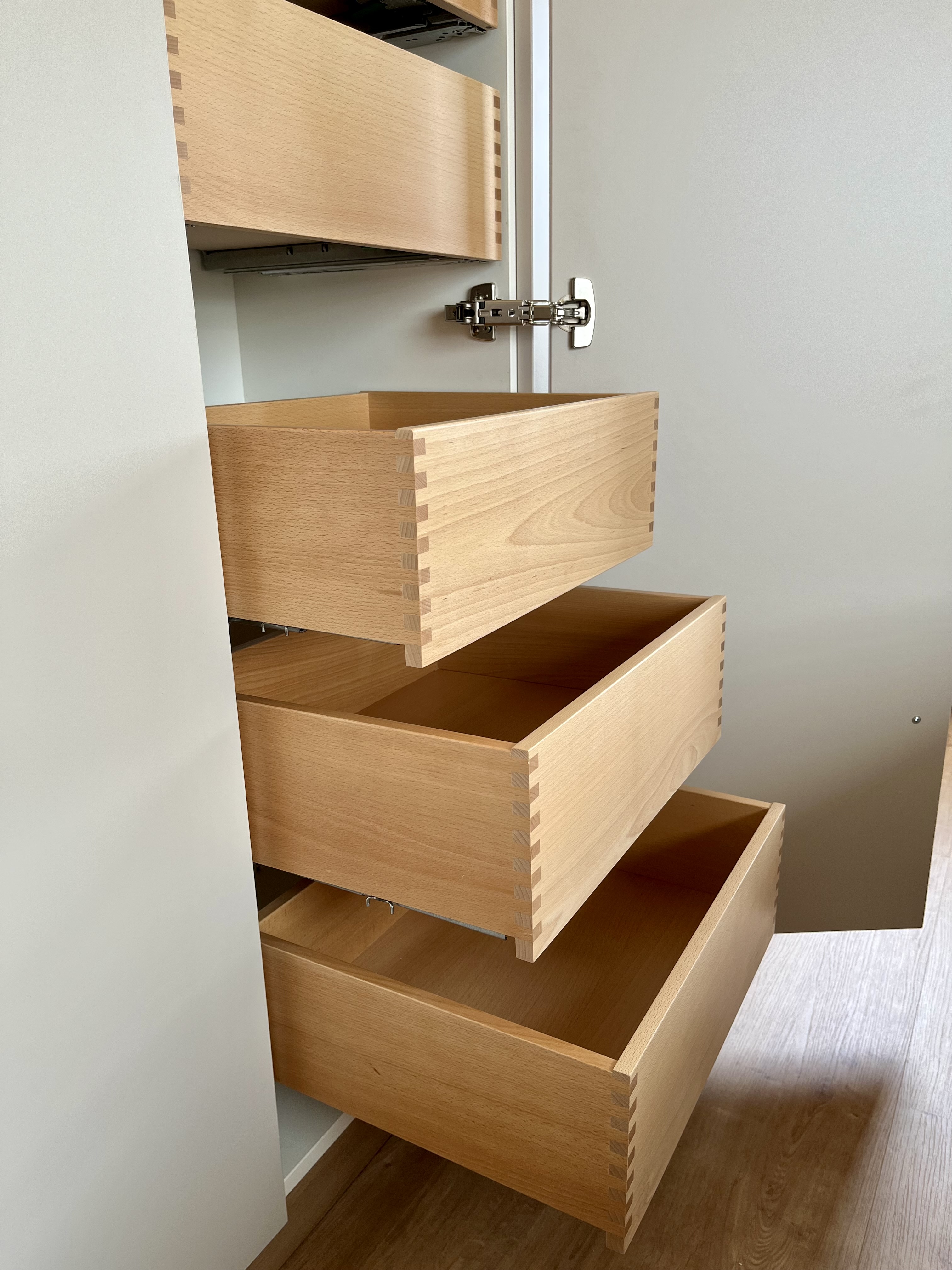 Innenschubläden Holzschubläden Eiche Altenburg