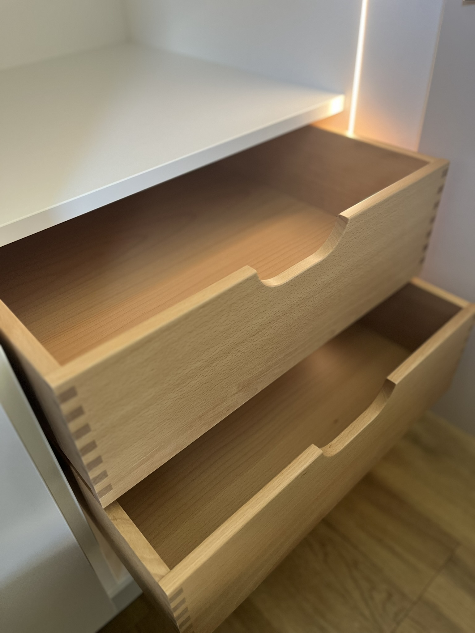 Holzschubläden Innenschubläden Beleuchtung LED Altenburg Borna Leipzig